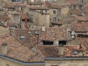 The Rooftops of Bordeaux as viewed by La Guardiere volunteers Rooftops of Bordeaux