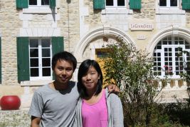 Leo and Jenny visit La Giraudière Leo and Jenny visit La Giraudière