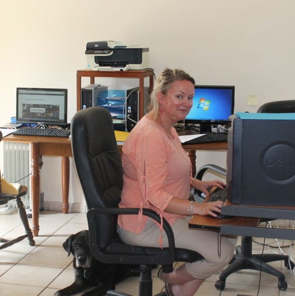 English volunteer in France