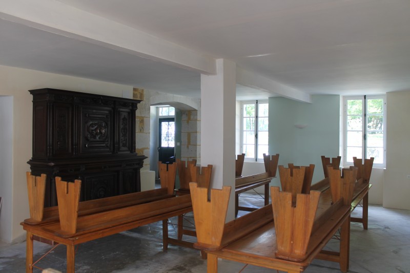 The dining area