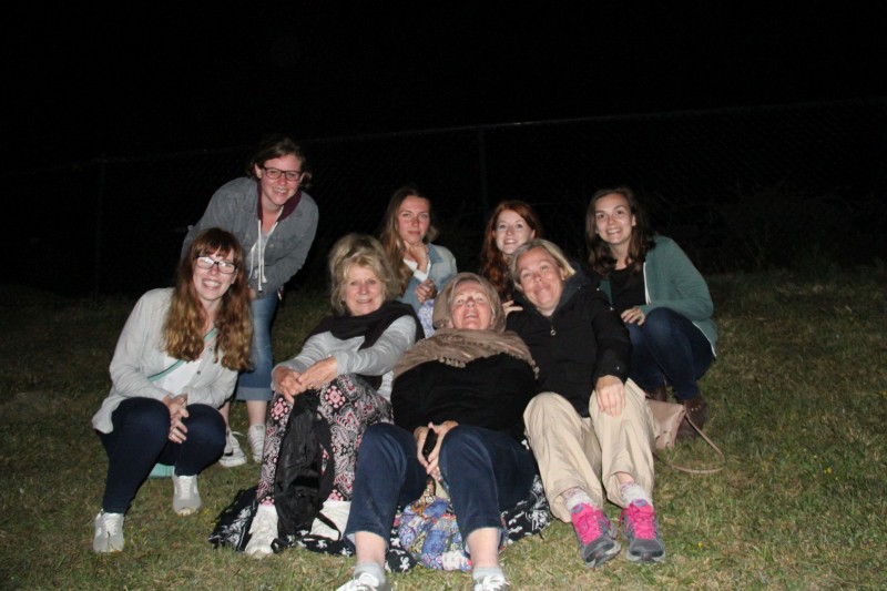 LG Volunteers watching the Bastille Day fireworks.