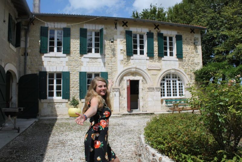 Open doors at La Giraudiere
