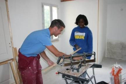 Volunteers objective Restoration and construction volunteering work